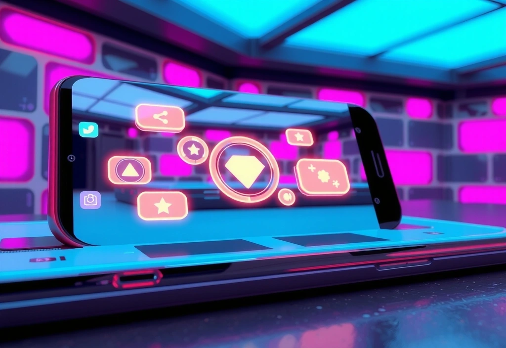 3D interface depth demonstration